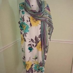 Beautiful floral dress with wrap